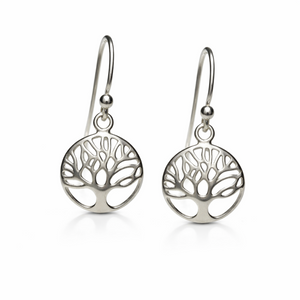 Sterling Silver Tree of Life Earrings - JewelleryByZM 