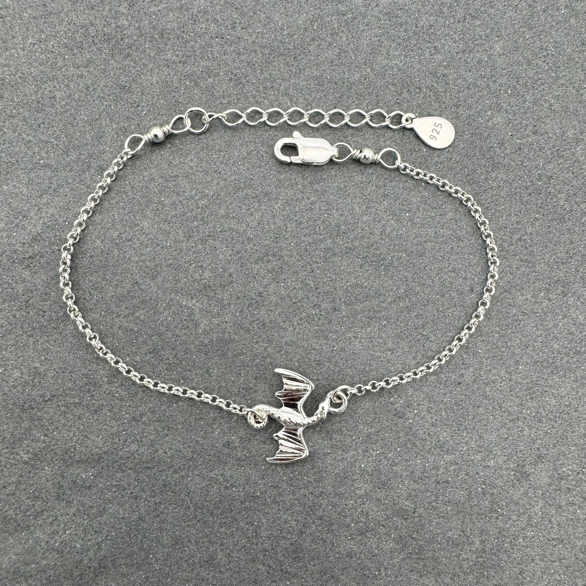 Sterling Silver Dragon Bracelet