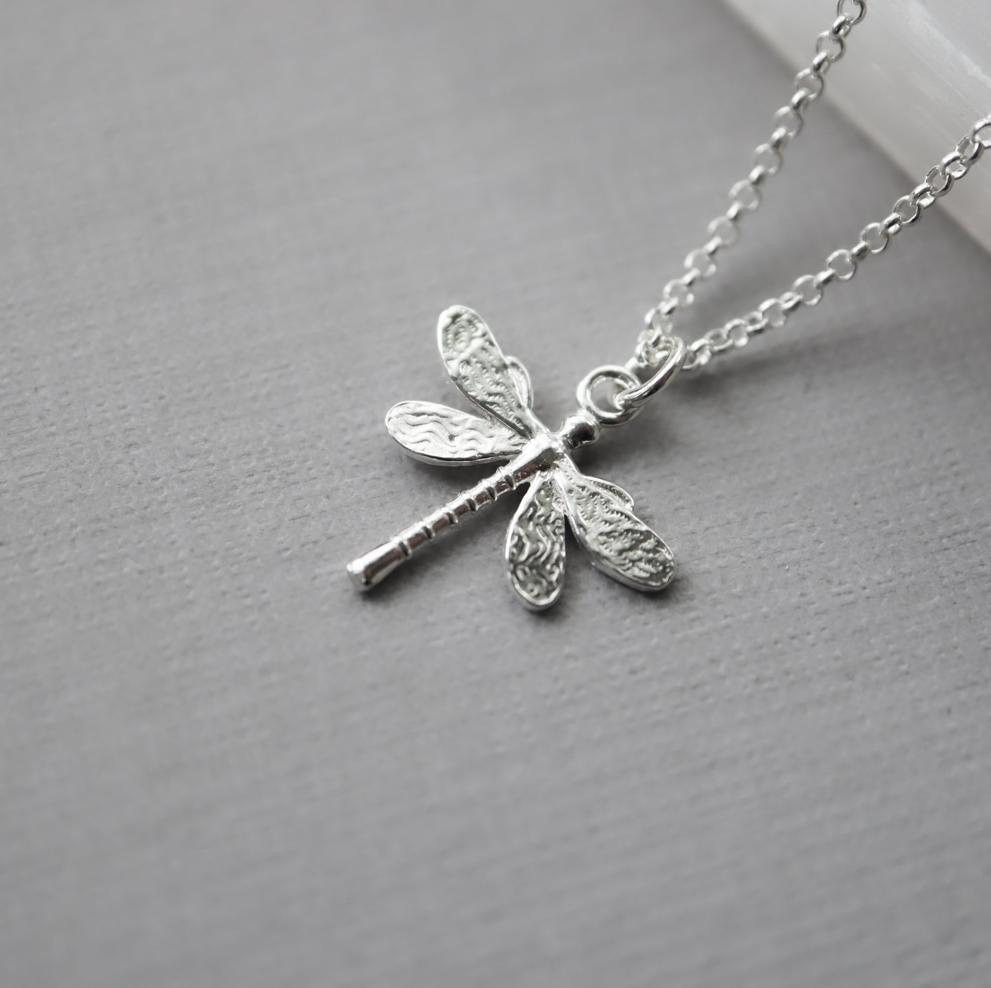 Sterling Silver Dragonfly Necklace