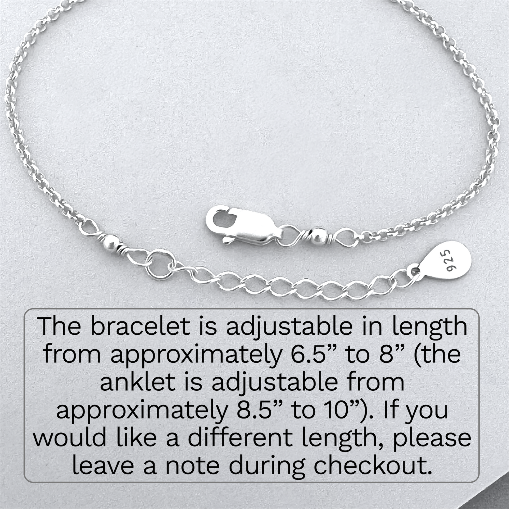 Sterling Silver Two Tiny Linked Hearts Bracelet - Friendship Bracelet
