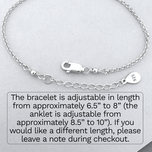 Sterling Silver Two Tiny Linked Hearts Bracelet - Friendship Bracelet