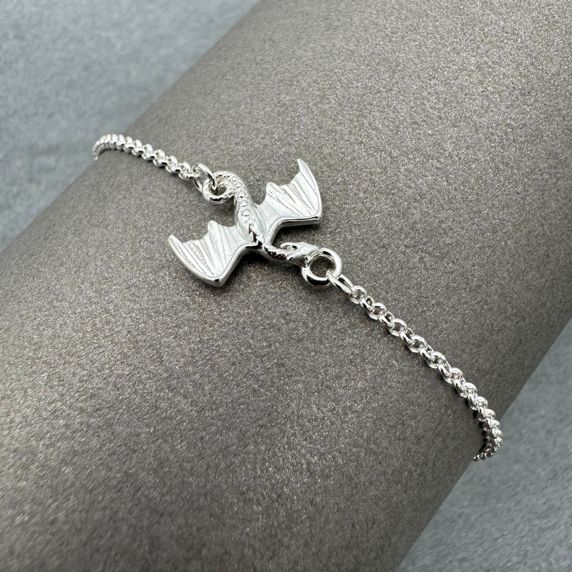 Sterling Silver Dragon Bracelet