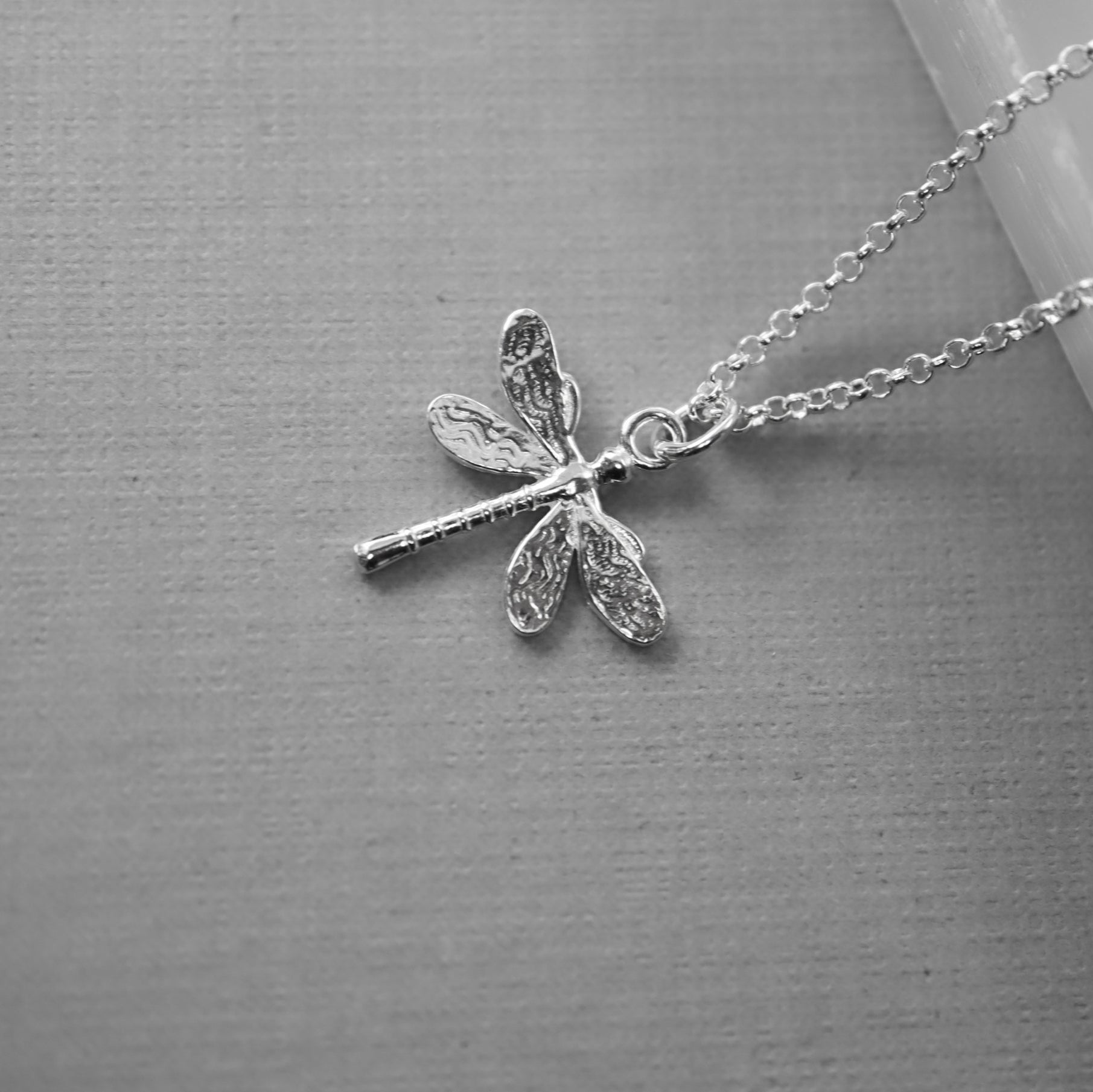 Sterling Silver Dragonfly Necklace