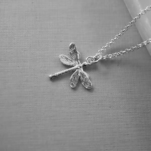 Sterling Silver Dragonfly Necklace