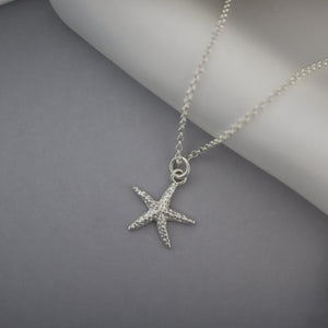 Sterling Silver Starfish Pendant Necklace