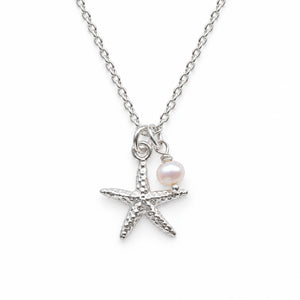 Sterling Silver Starfish Necklace – Happy Place Gift