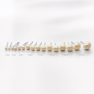 Sterling Silver Freshwater Pearl Stud Earrings