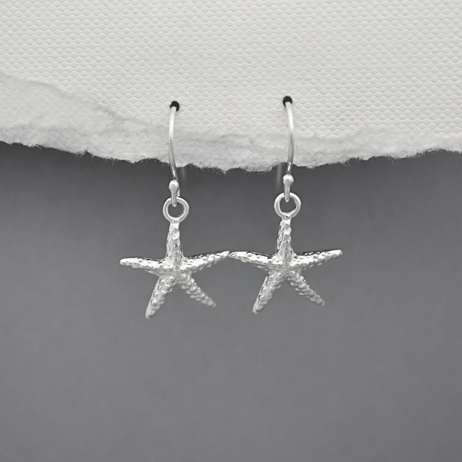 Sterling Silver Starfish Earrings - JewelleryByZM 