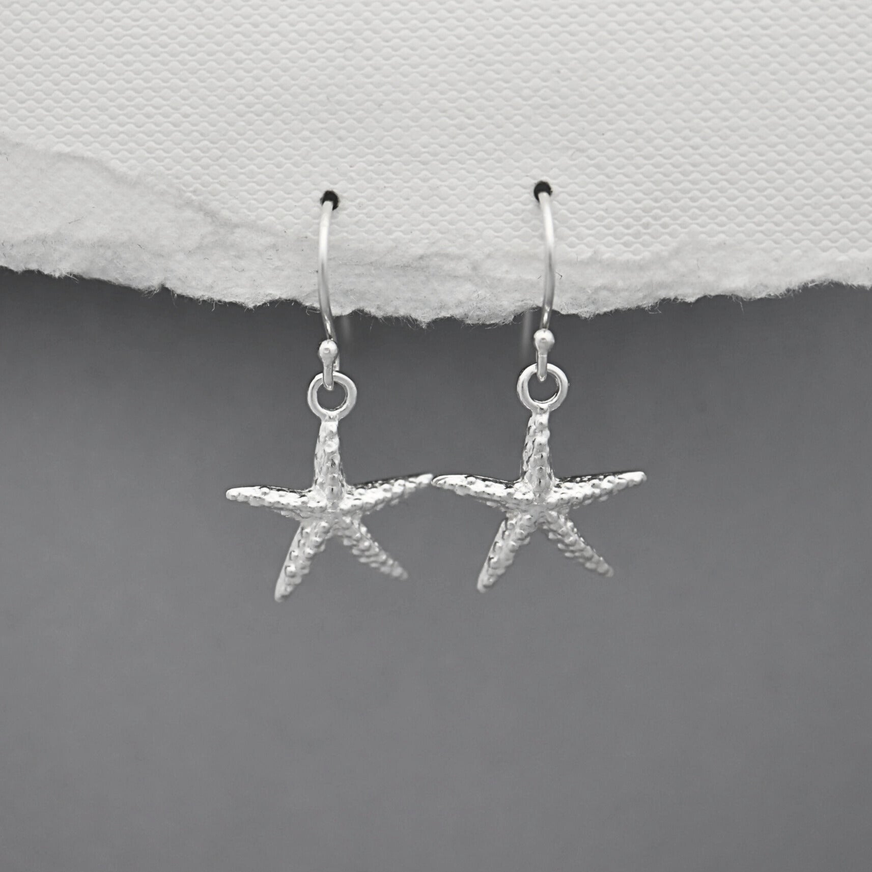 Sterling Silver Starfish Earrings - JewelleryByZM 