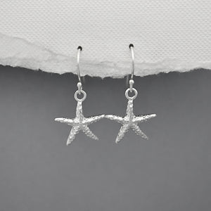 Sterling Silver Starfish Earrings - JewelleryByZM 