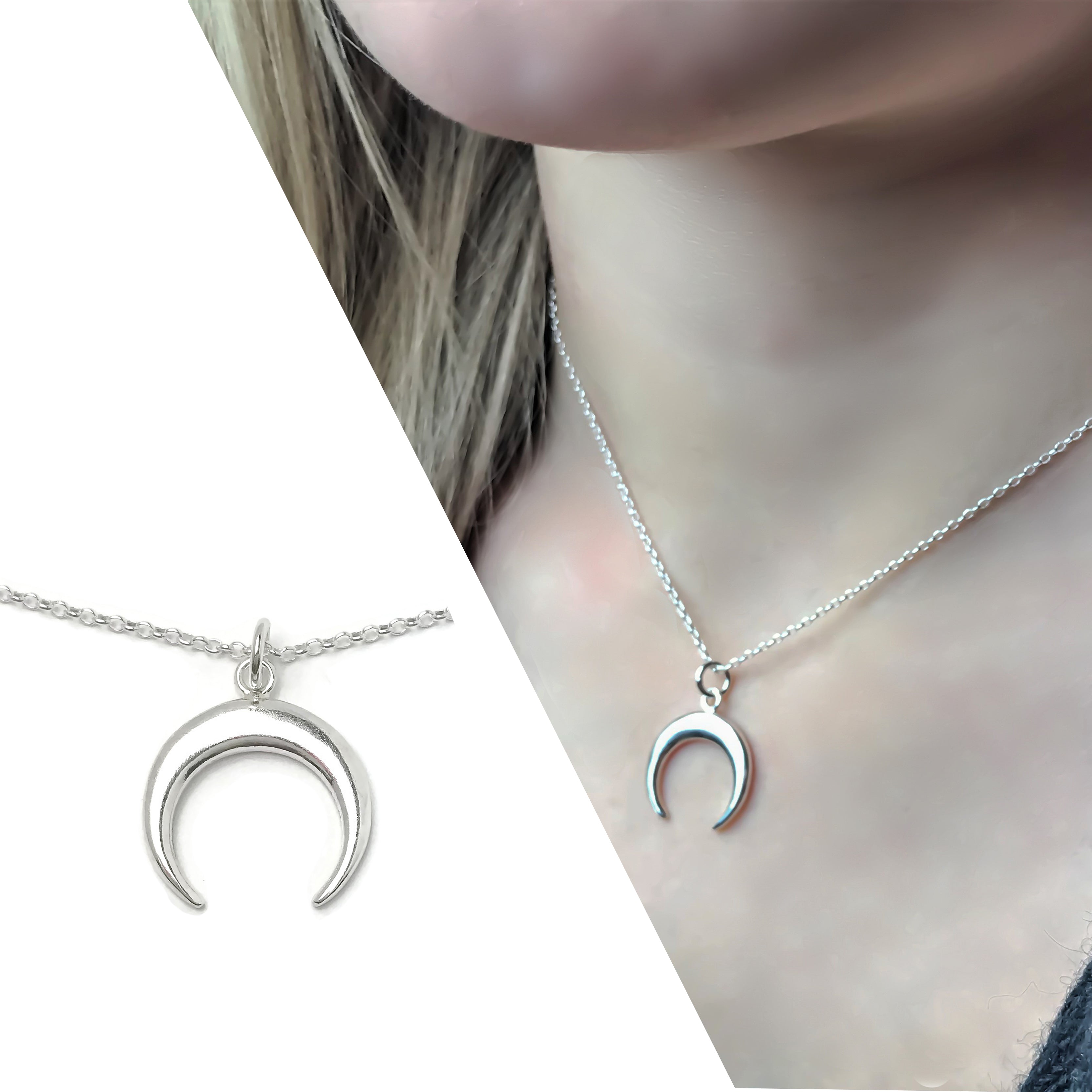 HOT Alhudapk Com Upside Down Moon Necklace Meaning