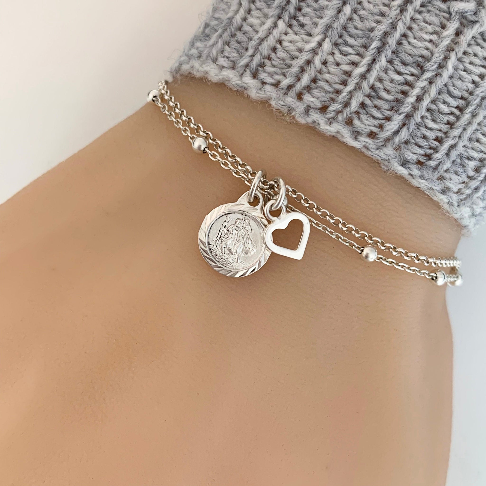 St christopher bracelets clearance