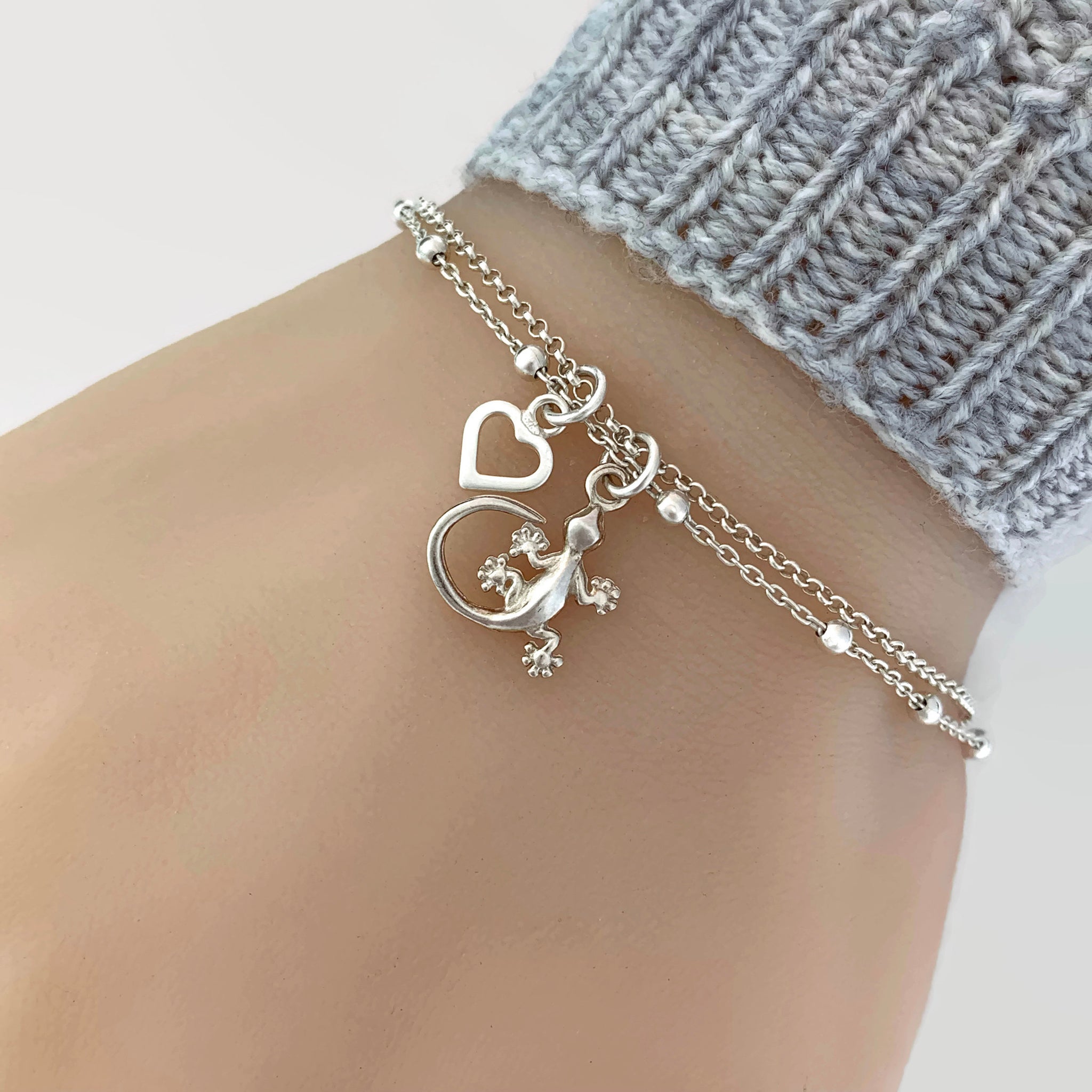 Lizard charm bracelet – KATSMAKES