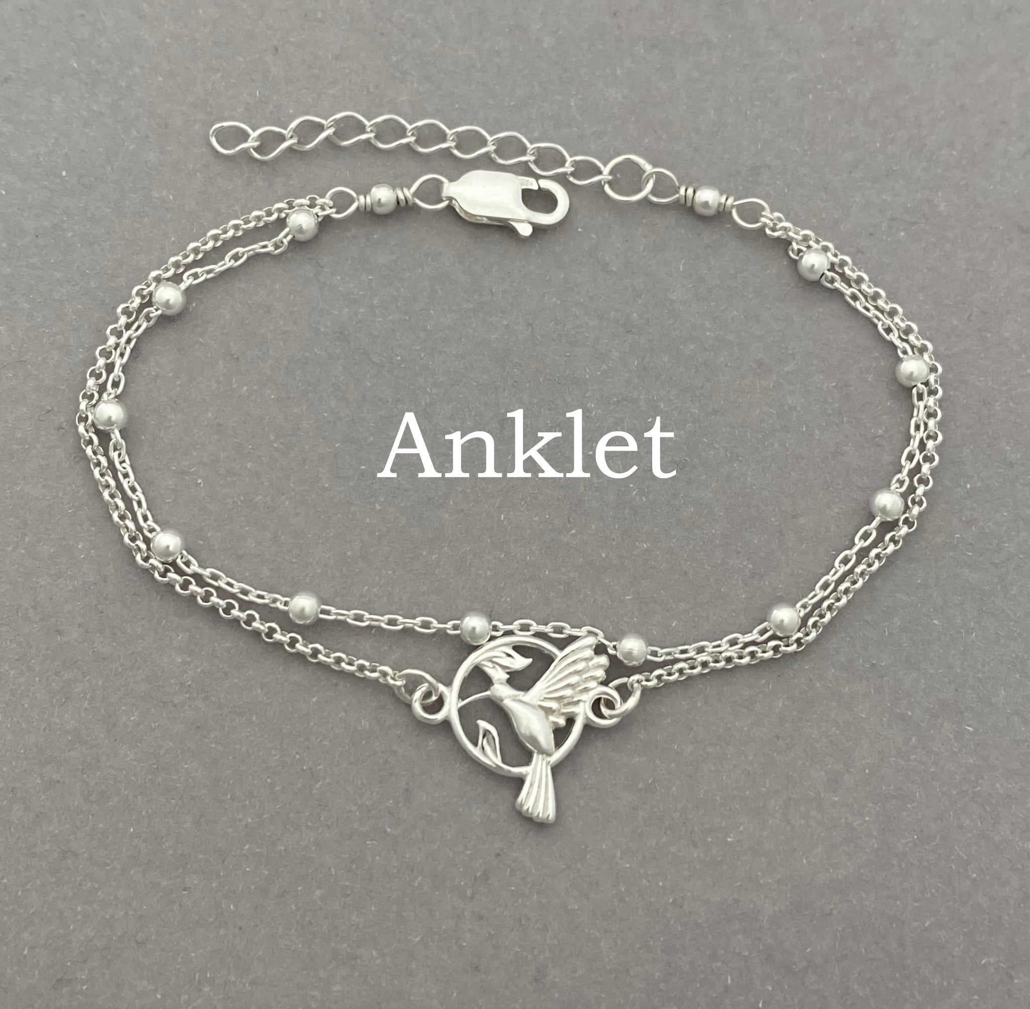 Hummingbird anklet store