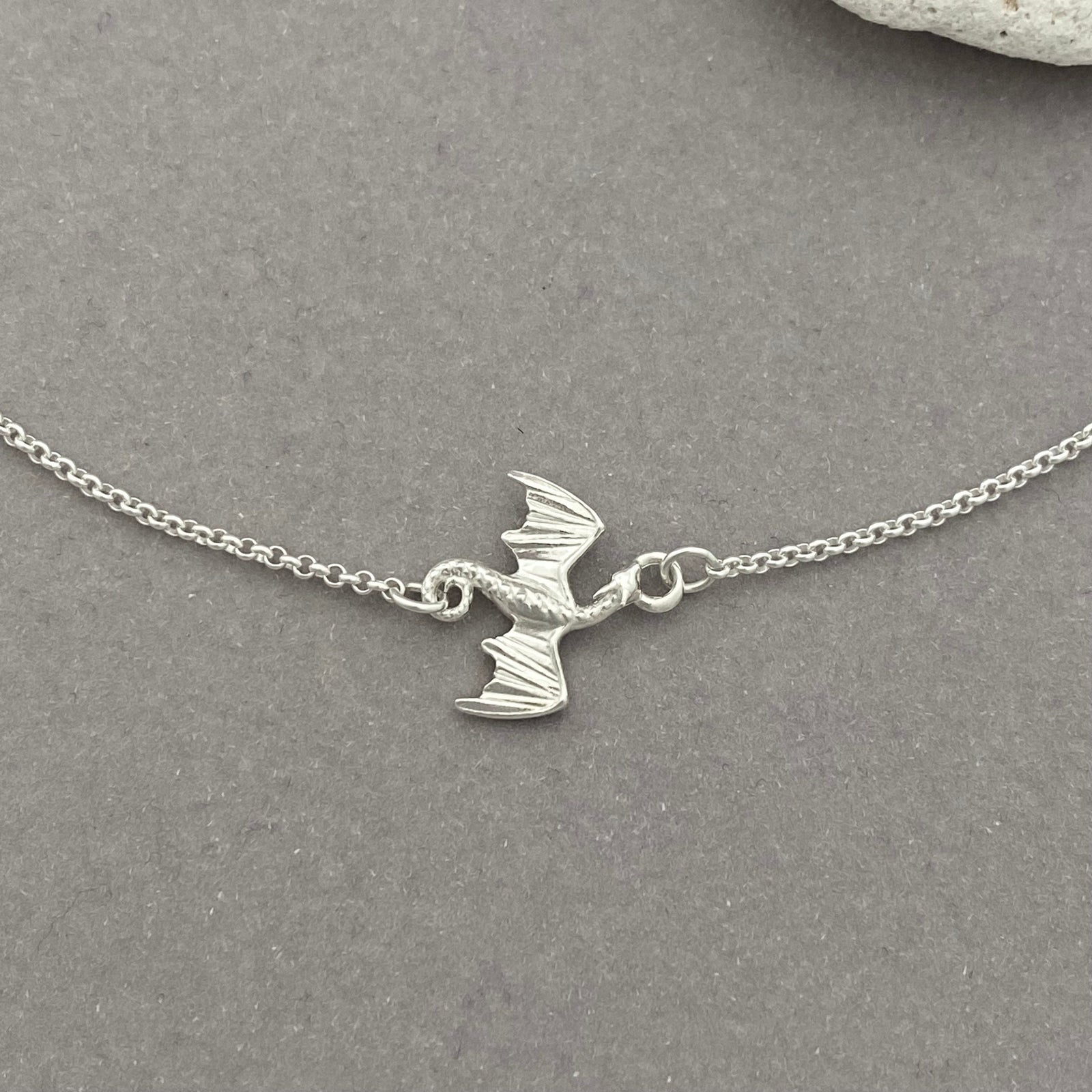 Sterling Silver Dragon Necklace - JewelleryByZM 